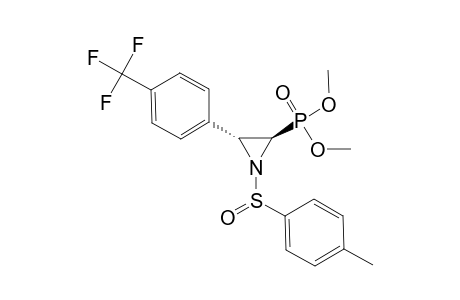 DIMETHYL-[S-(S),2S,3R]-(-)-N-(PARA-TOLUENESULFINYL)-3-(PARA-TRIFLUOROMETHYLPHENYL)-AZIRIDINE-2-PHOSPHONATE
