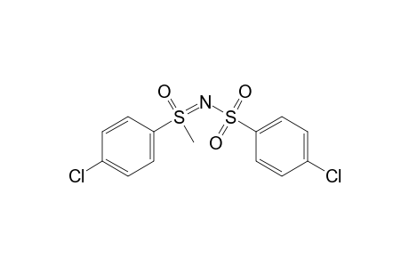S-(p-chlorophenyl)-N-[(p-chlorophenyl)sulfonyl]-S-methylsulfoximine