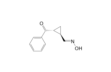 trans-2-Benzoylcyclopropane-1-carbaldoxime