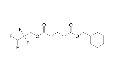 Glutaric acid, cyclohexylmethyl 2,2,3,3-tetrafluoropropyl ester