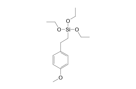 1-TRIETHOXYSILYL-2-(4-METHOXYPHENYL)-ETHANE;BETA-ISOMER