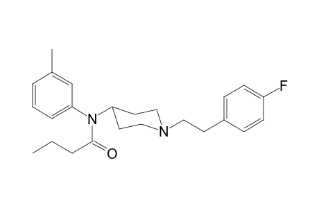 N-(1-[2-(4-Fluorophenyl)ethyl]piperidin-4-yl)-N-3-methylphenylbutanamide