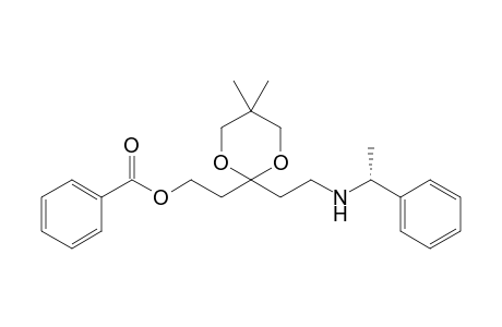 benzoic acid 2-[5,5-dimethyl-2-[2-[[(1R)-1-phenylethyl]amino]ethyl]-1,3-dioxan-2-yl]ethyl ester