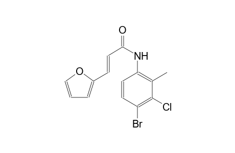 (2E)-N-(4-bromo-3-chloro-2-methylphenyl)-3-(2-furyl)-2-propenamide
