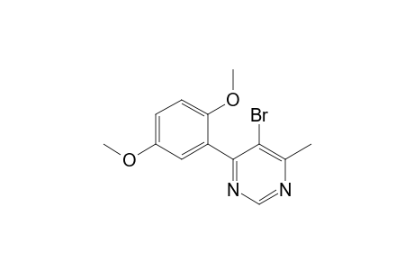 5-Bromo-4-(2,5-dimethoxyphenyl)-6-methylpyrimidine