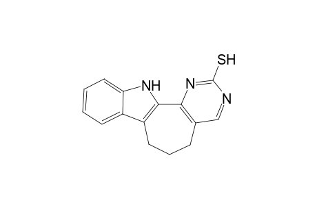 2-Mercapto-5,6,7,12-tetrahydropyrimido[5',6':6,7]cyclohepta[b]indole