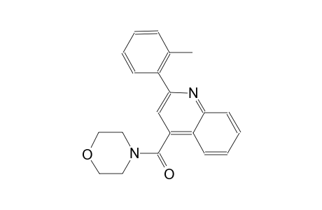 2-(2-methylphenyl)-4-(4-morpholinylcarbonyl)quinoline