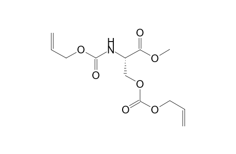 (S)-2-Allyloxycarbonylamino-3-allyloxycarbonyloxy-propionic acid methyl ester