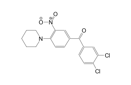 methanone, (3,4-dichlorophenyl)[3-nitro-4-(1-piperidinyl)phenyl]-