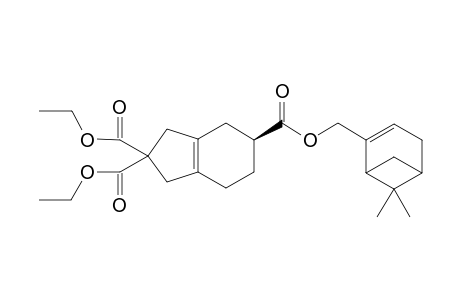 Diethyl 3-myrtenylcarboxybicyclo[4.3.0]non-1(6)-ene-8,8-dicarboxylate