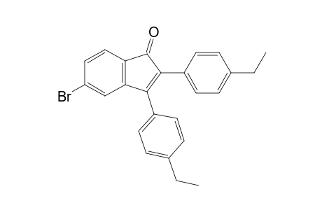 5-Bromo-2,3-bis(4-ethylphenyl)-1H-inden-1-one