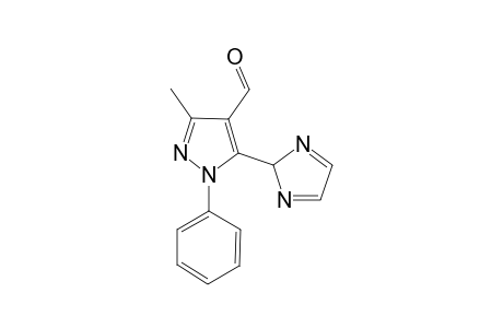 5-(2H-imidazol-2-yl)-3-methyl-1-phenyl-1H-pyrazole-4-carbaldehyde