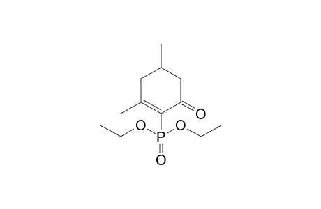 Diethyl 2,4-dimethyl-6-oxo-1-cyclohexenylphosphonate