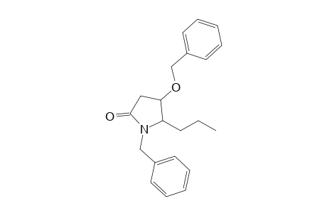1-Benzyl-4-(benzyloxy)-5-propyl-2-pyrrolidinone