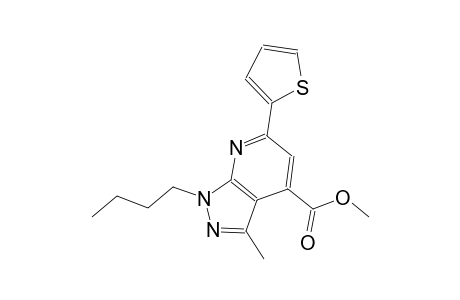 methyl 1-butyl-3-methyl-6-(2-thienyl)-1H-pyrazolo[3,4-b]pyridine-4-carboxylate