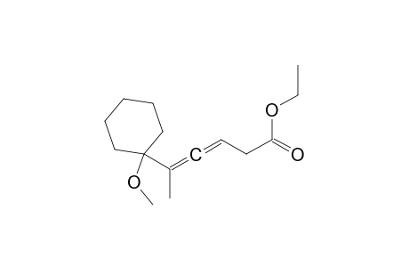 Ethyl 5-(1-Methoxycyclohex-1-yl)-3,4-hexadienoate