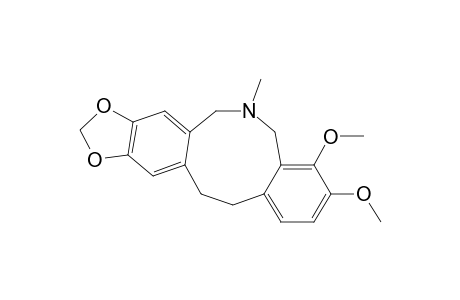 5H-1,3-Benzodioxolo[5,6-d][2]benzazonine, 6,7,12,13-tetrahydro-8,9-dimethoxy-6-methyl-