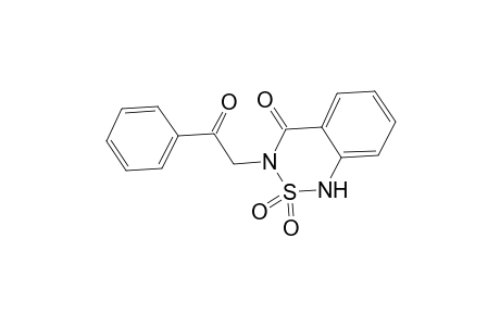 1H-2,1,3-Benzothiadiazin-4(3H)-one, 3-(2-oxo-2-phenylethyl)-, 2,2-dioxide