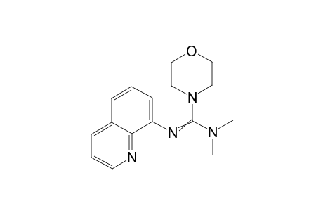N,N-Dimethyl-N'-(quinolin-8-yl)morpholine-4-carboximidamide