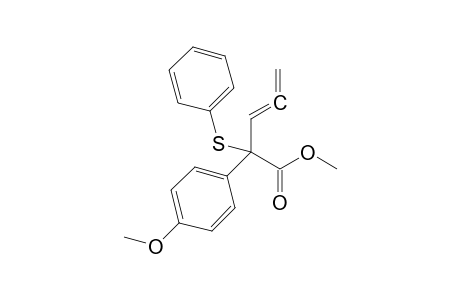 Methyl 2-(p-methoxy)phenyl-2-thiophenyl-3,4-pentadienoate