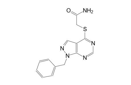 2-[(1-benzyl-1H-pyrazolo[3,4-d]pyrimidin-4-yl)sulfanyl]acetamide