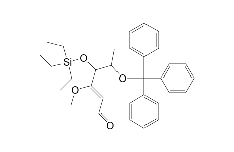 5-Trityloxy-3-methoxy-4-[(triethylsilyl)oxy]hex-2-en-1-al