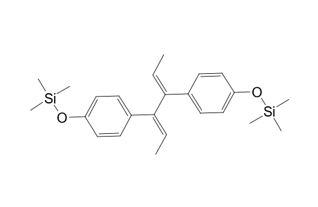[4-((1E,2E)-1-Ethylidene-2-(4-[(trimethylsilyl)oxy]phenyl)-2-butenyl)phenoxy](trimethyl)silane