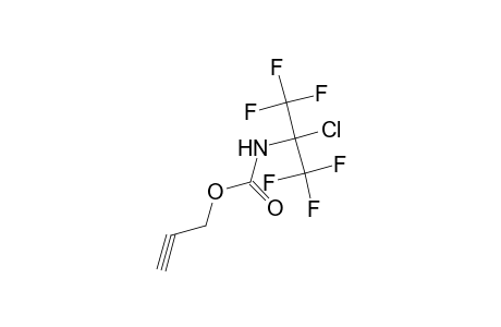 2-propynyl 1-chloro-2,2,2-trifluoro-1-(trifluoromethyl)ethylcarbamate