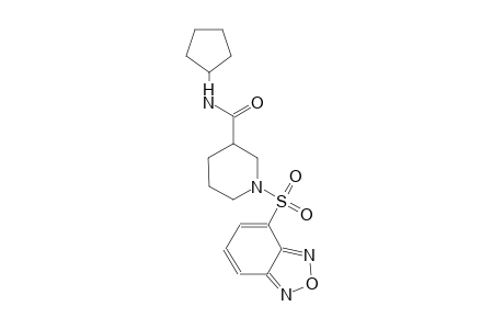 1-(2,1,3-benzoxadiazol-4-ylsulfonyl)-N-cyclopentyl-3-piperidinecarboxamide