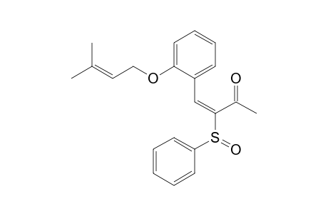 4-[2'-(3''-Methyl-2''-butenyloxy)phenyl]-3-(phenylsulfinyl)-3-buten-2-one