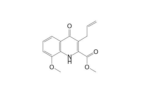 8-Methoxy-3-allyl-2-methoxycarbonyl-quinolone