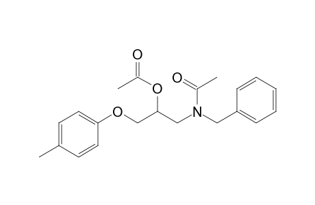 Acetamide, N-[2-(acetyloxy)-3-(4-methylphenoxy)propyl]-N-(phenylmethyl)-