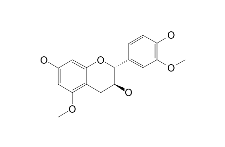 (2R,3S)-2-(4-hydroxy-3-methoxyphenyl)-5-methoxychroman-3,7-diol