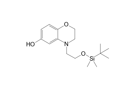 4-(2-(tert-Butyldimethylsilyloxy)ethyl)-3,4-dihydro-2H-benzo[b][1,4]oxazin-6-ol