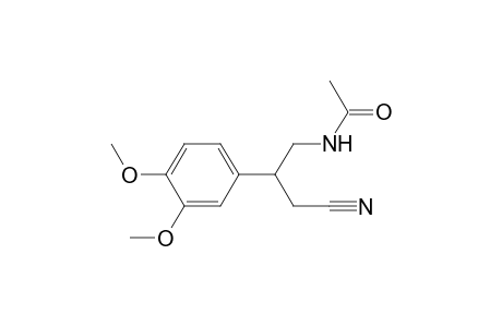 N-[3-cyano-2-(3,4-dimethoxyphenyl)propyl]acetamide
