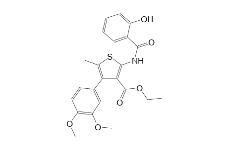 ethyl 4-(3,4-dimethoxyphenyl)-2-[(2-hydroxybenzoyl)amino]-5-methyl-3-thiophenecarboxylate