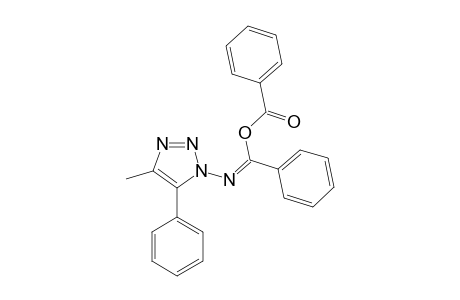 1-(ALPHA-BENZOYLOXY-PHENYLIDENE-AMINO)-4-METHYL-5-PHENYL-1,2,3-TRIAZOLE