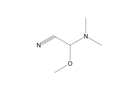 Dimethylamino-methoxy-acetonitrile