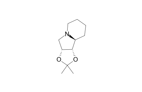 (3AR,9AS,9BS)-2,2,-DIMETHYLOCTAHYDRO-[1,3]-DIOXOLO-[4,5-A]-INDOLIZIDINE