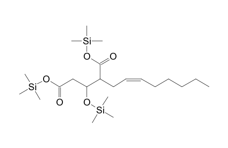 3-Hydroxy-2-[(Z)-oct-2-enyl]pentanedioic acid, 3tms derivative