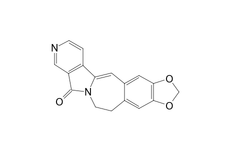 10,11-Dihydro-7,8-(methylenedioxy)-13H-pyrido[4',3' : 3,4]pyrrolo[2,1-b][3]benzazepin-13-one