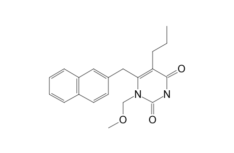 1-METHOXYMETHYL-5-N-PROPYL-6-(2-NAPHTHYLMETHYL)-URACIL