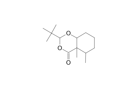 1,3-Benzodioxin-4-one,4a,5-dimethylperhydro-2-(1,1-dimethylethyl)
