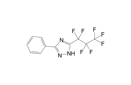 5-(1,1,2,2,3,3,3-heptafluoropropyl)-3-phenyl-1H-1,2,4-triazole