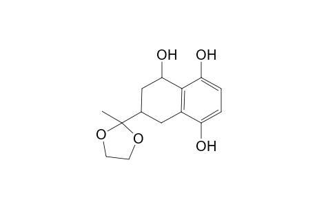 Ethylene glycol ketals of 3-Acetyl-1,5,8-trihydroxytetralin