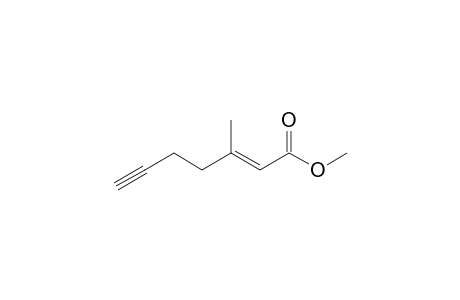 3-Methyl hept-2-en-6-ynoic acid methyl ester