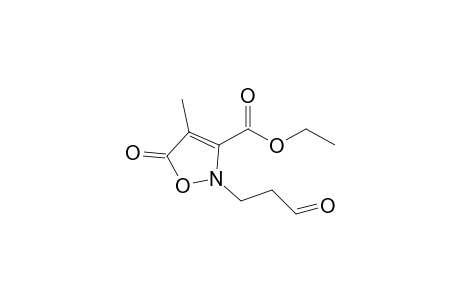 Ethyl 2-(2'-formylethyl)-4-methyl-5-oxo-4,5-dihydroisoxazole-3-carboxylate