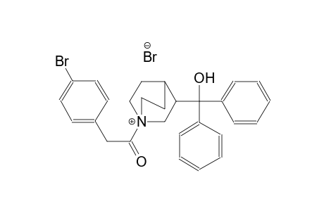 1-azoniabicyclo[2.2.2]octane, 1-[(4-bromophenyl)acetyl]-3-(hydroxydiphenylmethyl)-, bromide