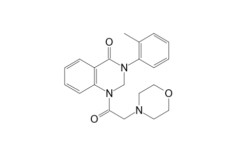 2,3-dihydro-1-(morpholinoacetyl)-3-o-tolyl-4(1H)-quinazolinone