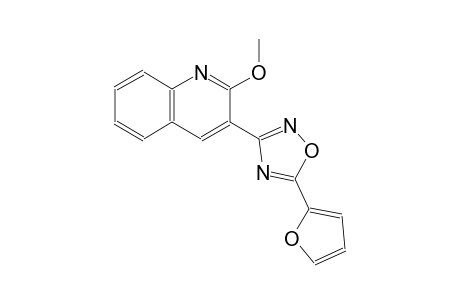3-[5-(2-furyl)-1,2,4-oxadiazol-3-yl]-2-methoxyquinoline